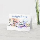 ***イースター***かわいいイースターEGSSからの願い シーズンカード (正面)