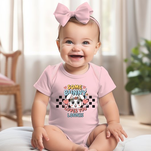 イースター かわいいウサギが好きなあなたへ ボディスーツ