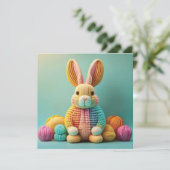 イースター かわいい ウサギ シーズンカード (スタンド正面)
