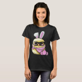 イースター かわいい ニワトリ うさぎ 兎 耳 ヒヨコ Tシャツ (正面フル)