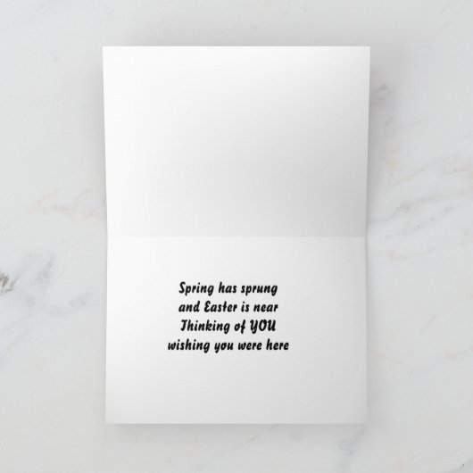 **「イースター」**に来てほしい シーズンカード (内部)