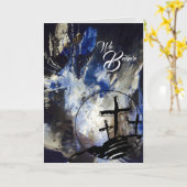 イースター・アレルヤ カード (黄色い花)