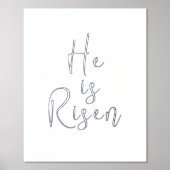 イースター アート 復活の名言 聖書の詩 箔ポスター (正面)