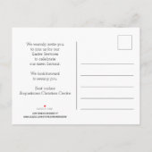 イースター・イエスが教会の礼拝を復活カスタマイズした インビテーションポストカード (裏面)