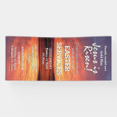 イースター・イエスが礼拝をカスタマイズ開始 横断幕 (横)