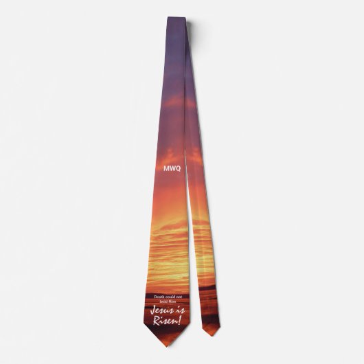 イースター・イエスはモノグラムを復活 ネクタイ (正面)