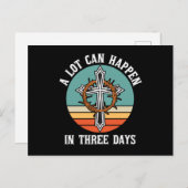 イースター・イエス・キリスト教徒の3日では、多くのことが起こる ポストカード (正面/裏面)