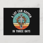 イースター・イエス・キリスト教徒の3日では、多くのことが起こる ポストカード (正面)