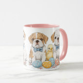 イースター・イングリッシュ・ブルドッグ マグカップ (正面右)