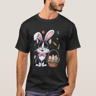 イースター イースターエッグ うさぎ ネコ 耳 カットセクシー メンズ W Tシャツ