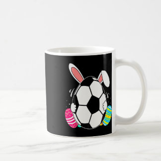 イースター ウサギ耳 サッカー メンズ ボーイズ コーヒーマグカップ