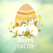 イースター ウサギ イースター 卵 ビジネス ショップ ウィンドウサイン (シート3)