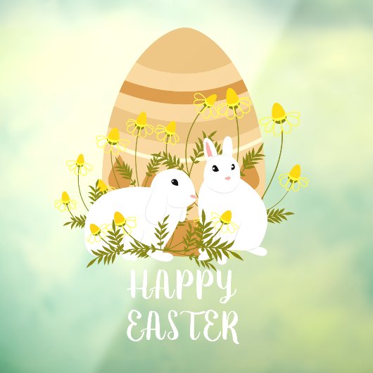 イースター ウサギ イースター 卵 ビジネス ショップ ウィンドウサイン (シート3)