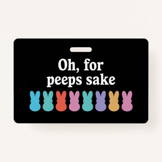 イースター ウサギ キリスト教 宗教 カーニバル バッジ (正面)