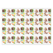 イースター ウサギ コラージュ ホリデー パーティー テーブルクロス (正面(横))