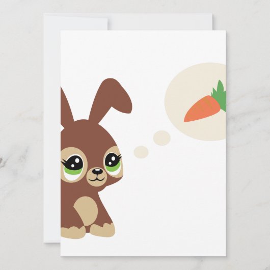 イースター・ウサギ シーズンカード (正面)