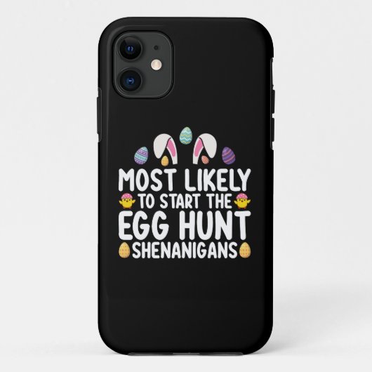イースター・エッグ探しを仕掛ける人 Case-Mate iPhoneケース (裏面)