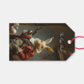 イースター・エッグ・ハント・ウィムジカル・スチームパンク・イースターバニー ギフトタグ (正面(横))