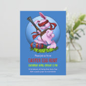 イースター・エッグ・狩りがオン・バニおもしろいー・ハンター 招待状 (スタンド正面)