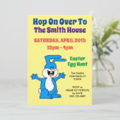 イースター·エッグ·狩り·バニー·カートゥーン 招待状 (スタンド正面)