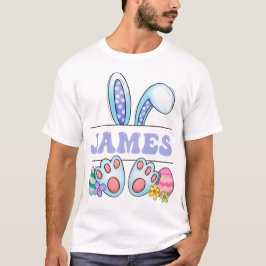 イースター カスタム かわいい うさぎ 子供 イースター ファミリー Tシャツ