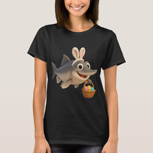 イースター・カルーガチョウザメ Tシャツ (正面)