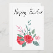 イースター カードセット - イースター ウサギとヒナ シーズンカード (正面/裏面)