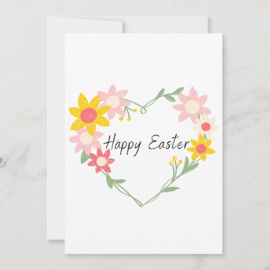 イースター カードセット - イースター ウサギとヒナ シーズンカード (正面)