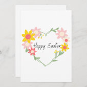 イースター カードセット - イースター ウサギとヒナ シーズンカード (正面/裏面)