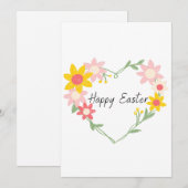 イースター カードパック - イースター ウサギとひよこ シーズンカード (正面/裏面)