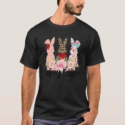 イースター キッズTシャツ うさぎ デザイン 男の子 女の子 春 Tシャツ (正面)