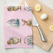 イースター キッチンタオル (四つ折り)