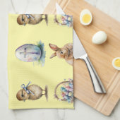 イースター キッチンタオル (四つ折り)