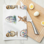 イースター キッチンタオル (四つ折り)