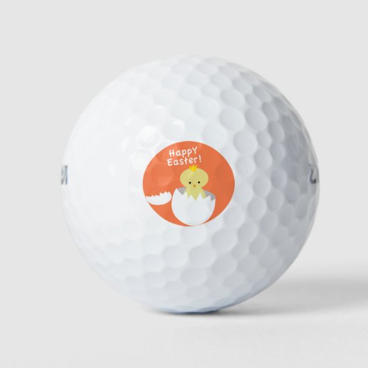 イースター+キュートデザイン ゴルフボール (正面)