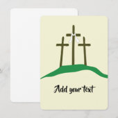 イースター キリスト教 テンプレート (正面/裏面)