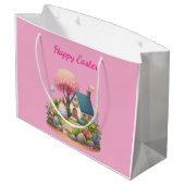 イースター ギフトバッグ – ウサギと卵の春のパーティー景品 (裏面アングル)