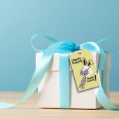 イースター ギフト タグ レトロ フラワー パワー ウサギ