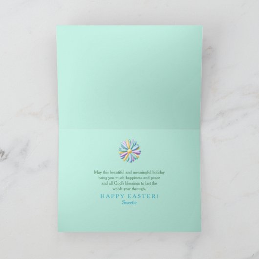 イースター – ギンガムデイジー – マイスペシャル姪 シーズンカード (内部)