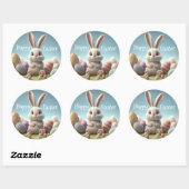 イースター クラシック ラウンド ステッカー (シート)