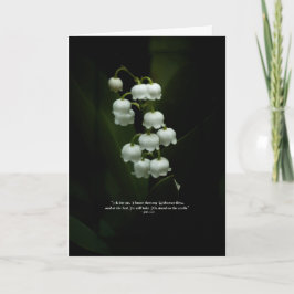 イースター/クリスチャンのグリーティングカードのユリ シーズンカード