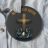 イースター・クリスチャン・クロスの恵み | 缶バッジ (インサイチュ)