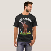 イースター ゴルフ ジンジャーマン 骨折 オースナップ Tシャツ (正面フル)