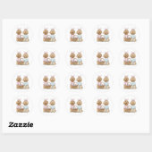 イースター ゴールデンドゥードル 犬 ラウンドシール (シート)