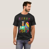 イースター ゴールデンレトリバー 犬 復活祭 イースターグッズ Tシャツ (正面フル)
