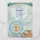 イースター シグネチャー 教会 招待状 (正面)