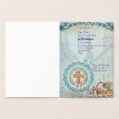 イースター シグネチャー 教会 招待状 ホイル カード (内部)