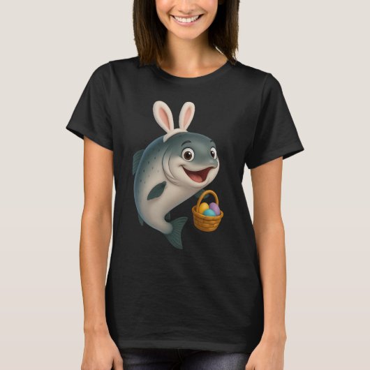 イースター シノア サーモン Tシャツ (正面)