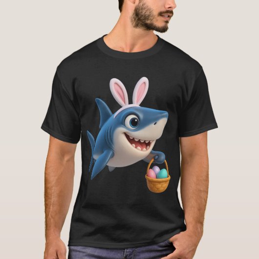 イースター ショートフィン マコザメ Tシャツ (正面)
