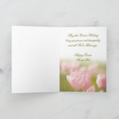 イースター – シークレットパル – チューリップ シーズンカード (内部)